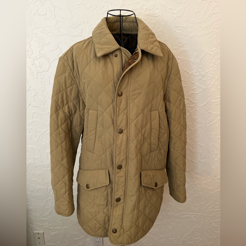 Barbour Quilted Jacket Size Large